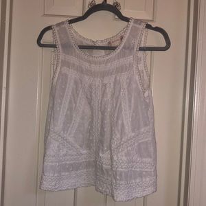 White tank with open back